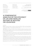 A comparative analysis of the efficiency of life and non-life sectors in selected CEE countries