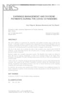 Earnings Management and Dividend Payments during the Covid-19 Pandemic