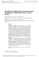 The Effects of Globalization on Entrepreneurial Revitalization of Main Urban Areas - Case of Croatia