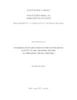prikaz prve stranice dokumenta Interdisciplinarni pristup protupožarnoj zaštiti stare gradske jezgre na primjeru grada Trogira