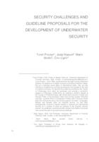 prikaz prve stranice dokumenta Security Challenges and Guideline Proposals for the Development of Underwater Security