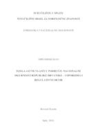 prikaz prve stranice dokumenta Tijela javne vlasti u području nacionalne sigurnosti Republike Hrvatske- usporedba i regulativni okvir