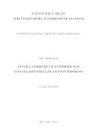 prikaz prve stranice dokumenta Analiza teških metala i mineralnog sastava jestivih gljiva ICP-MS tehnikom
